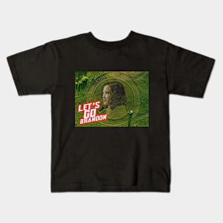 LET'S GO BRANDON - Kamala Crop Circle Back Kids T-Shirt